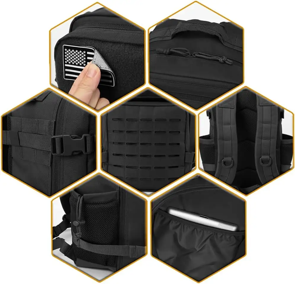 QT&QY 25L,35L,45L Military Tactical Backpack For Men Molle Daypack 3 Day Bug - 61t frlyqel._ac_sl1100_